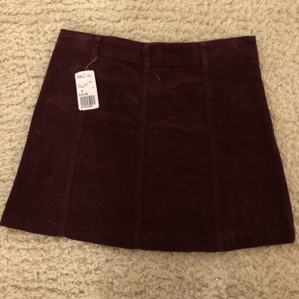 Forever 21 Corduroy Button Skirt